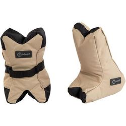 Caldwell DeadShot Shooting Rest Bags Front Filled Tan 934693