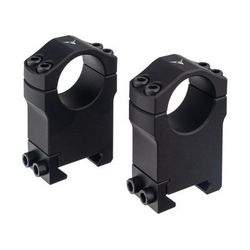 TRYBE Optics Advanced Scope Rings 1 inch Extra High Black TROHERNG1XH