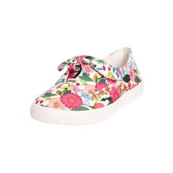 Wide Width Women's The Anzani Slip On Sneaker by Comfortview in Gardenia Floral (Size 9 1/2 W)