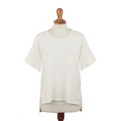Cloud Nine,'White Short-Sleeved Sweater'