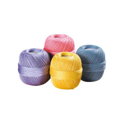 Lot de fil coton Woll Butt Diana, couleurs pastel
