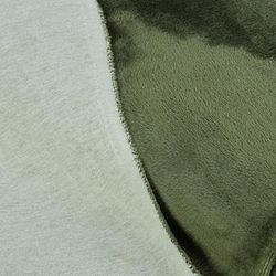 Tissu polaire "bicolore", vert pastel/vert olive, série "Alpes"