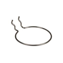 Support rond en métal, argent, 10 cm Ø