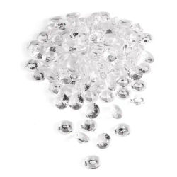 Diamants déco, 12 mm Ø, 150 pièces