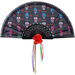 Éventail "La Catrina"
