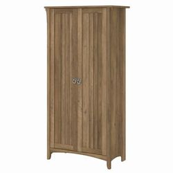 Bush Furniture Salinas Kitchen Pantry Cabinet with Doors in Reclaimed Pine - Bush Furniture SAL014RCP