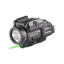 Streamlight TLR-8A A Weapon Light and Laser Both High and Low Switch Mounted on TLR-8A CR123A Green Beam 500 Lumens Black 69434