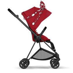 Cybex Mios 2 Complete Stroller with Lux Bassinet Bundle - Petticoat Red by Jeremy Scott