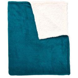 BH Studio Sherpa Microfleece Blanket by BH Studio in Teal (Size FULL)