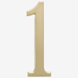4" Numbers by Whitehall Products in 1 Gold