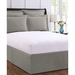 Bed Maker's Tailored Bedskirt by Levinsohn Textiles in Silver (Size FULL)