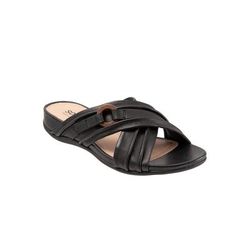 Women's Taza Sandals by SoftWalk in Black (Size 9 1/2 M)