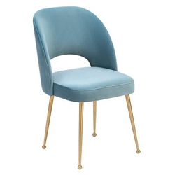 Swell Sea Blue Velvet Chair - TOV Furniture TOV-D66