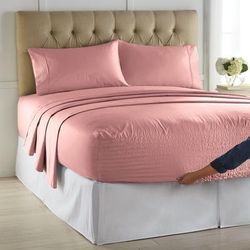 Bed Tite™ Microfiber Sheet Set by BrylaneHome in Mauve (Size TWIN)