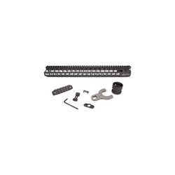 Bravo Company MFG Bcm Kmr Alpha Keymod Free Float Handguard Black - BCM-KMR-A15-556-BLK
