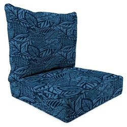 Outdoor 2PC Deep Deat Chair Cushion-MAVEN CAPRI - Jordan Manufacturing 9740PK1-6636D