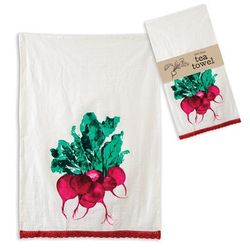 Radishes Tea Towel - Box of 4 - CTW Home Collection 780211