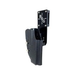 Black Scorpion Outdoor Gear 1911 5in Pro Heavy Duty Competition Holster Left Hand Black Shell / Black HCD1-USPSABS-1911BKLH