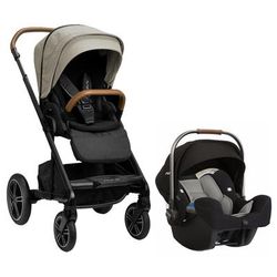 Nuna MIXX Next + PIPA Travel System Bundle - Timber/Caviar