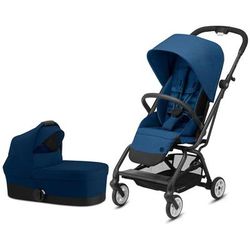 Cybex Eezy S Twist 2 Stroller + Cot S Bassinet Bundle - Navy Blue