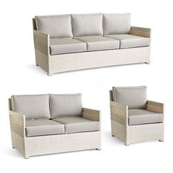 Cadence Tailored Furniture Covers - Right-Facing Loveseat, Gray - Frontgate