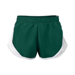 Soffe 081G Girls Team Shorty Short in Dark Green/White size XL | Polyester