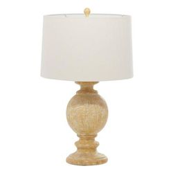 Juniper + Ivory 28 In. x 8 In. Coastal Table Lamp Beige Polystone - Juniper + Ivory 33258