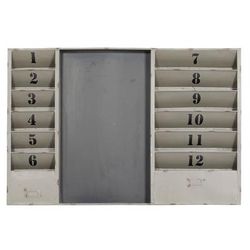 Juniper + Ivory 24 In. x 36 In. Industrial Memo Board Wall Decor Grey Metal - Juniper + Ivory 56182