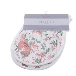 Horses & Roses Cotton Heart Bib 2PK - Newcastle Classics 6005