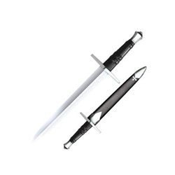 Cold Steel Hand and A Half Dagger Leather/Wood Scabbard CS-88HNHD
