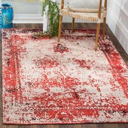 SAFAVIEH Classic Vintage Boho Coletta Distressed Oriental Cotton Rug