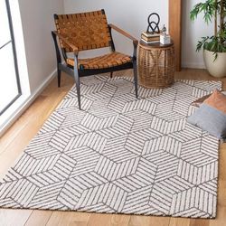 SAFAVIEH Hand-Woven Classic Vintage Kroot Geometric Cotton Rug