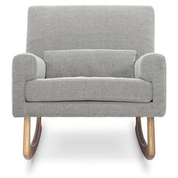 Babyletto Sleepytime Rocker - Light Grey Weave / Light Legs