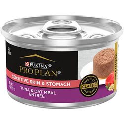 SPECIALIZED Sensitive Skin & Stomach Tuna & Oat Meal Entree Wet Cat Food, 3 oz.