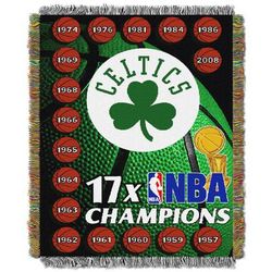 Celtics Commemorative Series Throw by NBA in Multi
