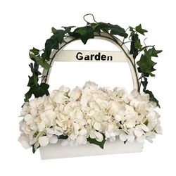 16.5 Inch Hydrangea With Wooden Pot- Jeco Wholesale HD-BT106