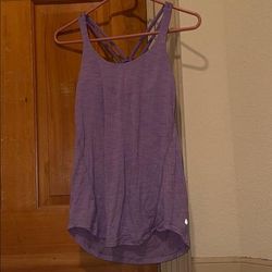 Lululemon Athletica Tops | Lululemon 2 In 1 Tank Top Lilac Purple Us 4 | Color: Purple | Size: 4