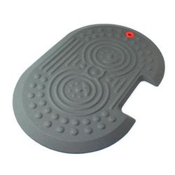 "AFS-TEX 2000X Gray Active Anti-Fatigue Mat - 16" x 24" - Floortex FCA21624XGY"