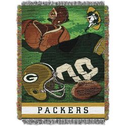 Packers Vintage Throw by NFL in Multi
