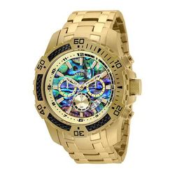 Invicta Pro Diver SCUBA Men's Watch w/ Abalone Dial - 51mm Gold (25094)