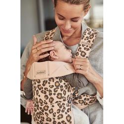 BabyBjrn Baby Carrier Mini Cotton, Beige Leopard