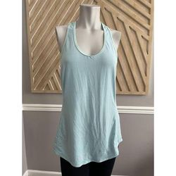 Lululemon Athletica Tops | Lululemon Runner Up Tank - Heathered Aquamarine | Color: Blue | Size: 8