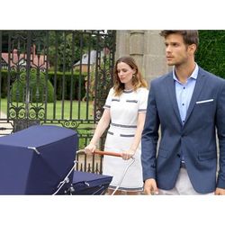 Silver Cross Kensington Pram - White / Navy