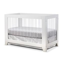 Soho Acrylic Crib in White - Sorelle Furniture 895-W