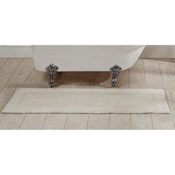 Lux Collections Bath Mat Rug 20" X 60" Runner by Better Trends in Ivory