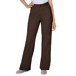 Plus Size Women's Perfect Relaxed Cotton Jean by Woman Within in Chocolate (Size 24 WP)