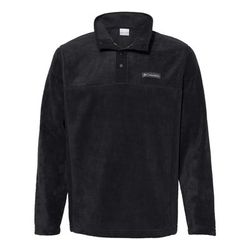 Columbia 186168 Steens Mountain Half-Snap Pullover in Black size Small | Fleece