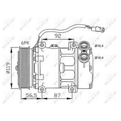 Compressore Aria Condizionata Nrf 32278 Easy Fit