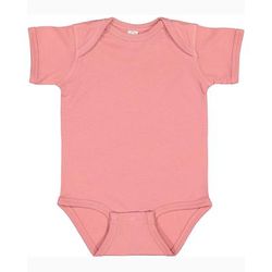 Rabbit Skins 4424 Infant Fine Jersey Bodysuit in Mauvelous size 18MOS | Ringspun Cotton LA4424, RS4424
