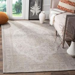 SAFAVIEH Classic Vintage Boho Laurette Distressed Oriental Cotton Rug